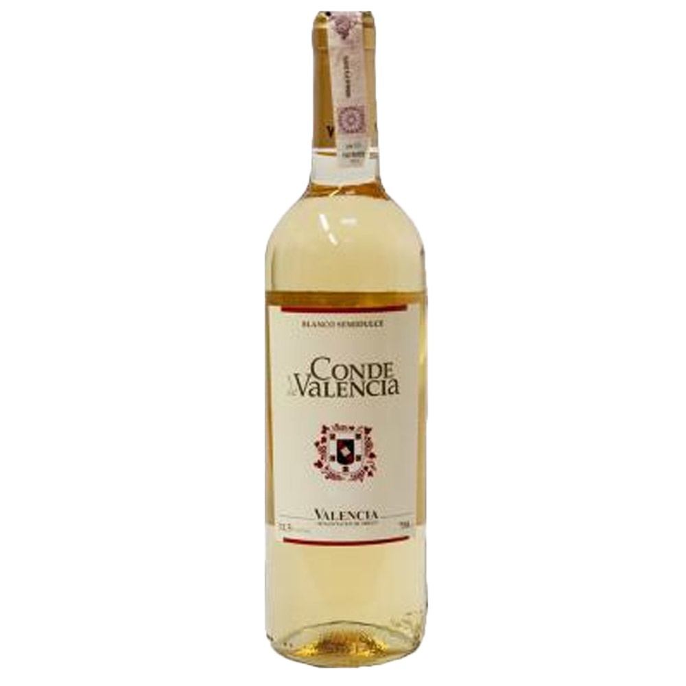 Wino Conde De Valencia 11,5% białe półsłodkie 750 ml