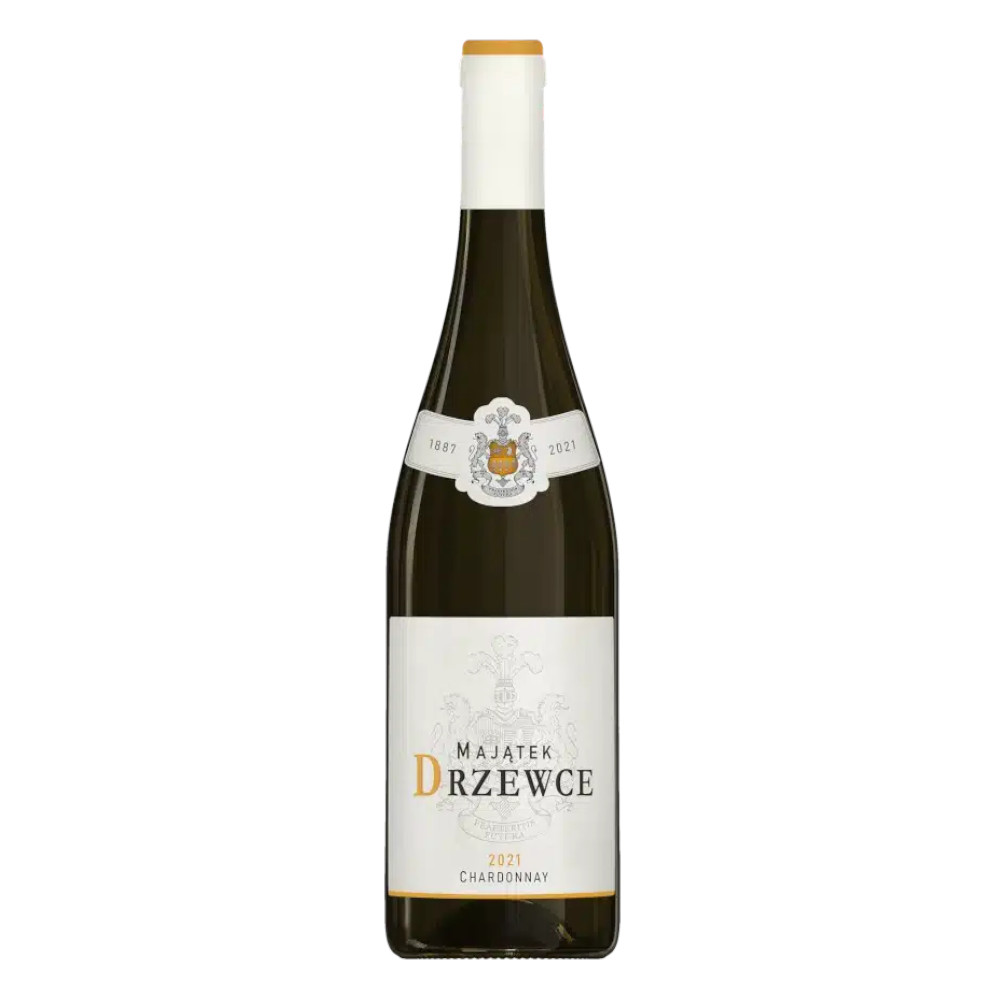 Wino Majątek Drzewce Chardonnay 11,5% białe wytrawne 750 ml