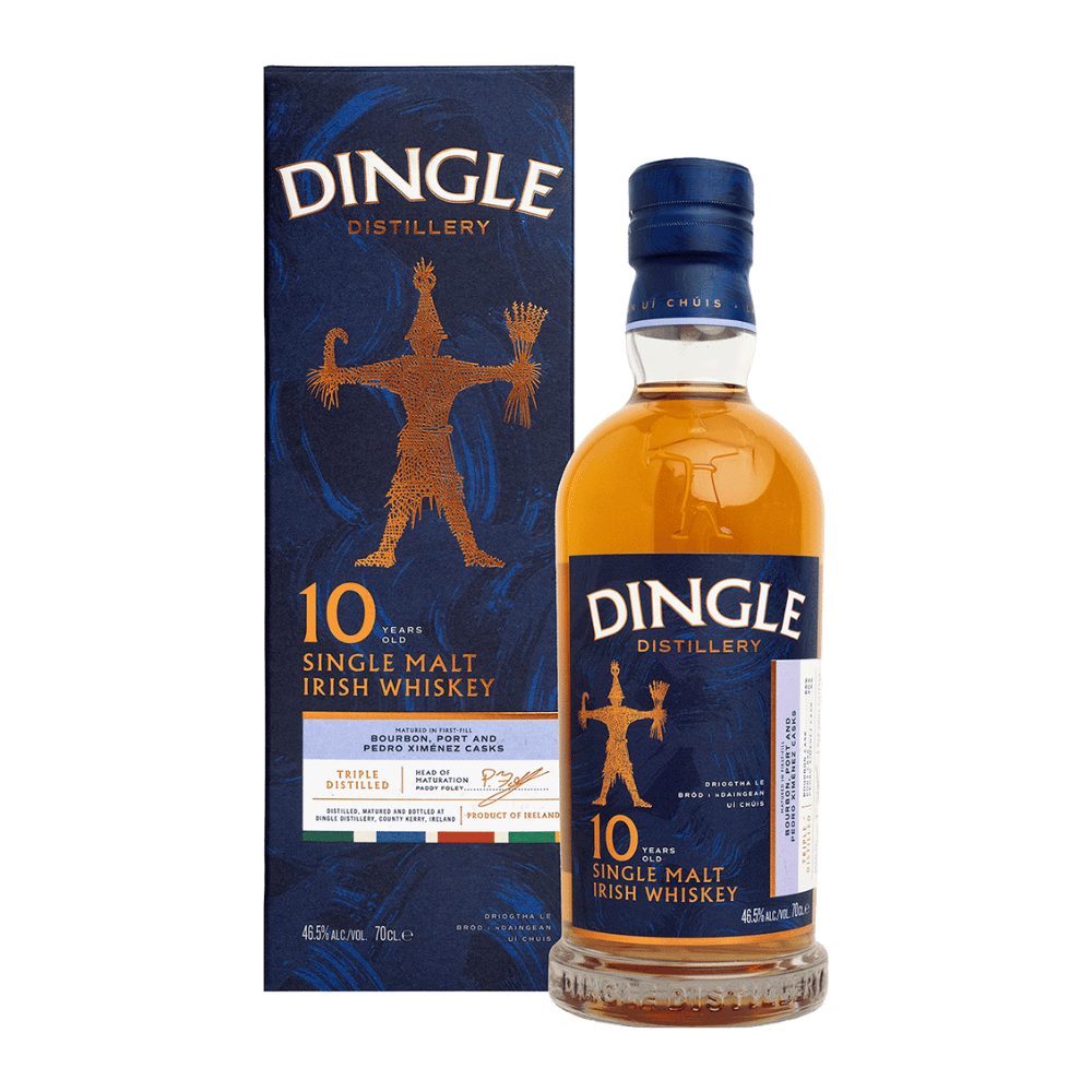 Dingle 10 YO Single Malt Irish Whiskey w opakowaniu