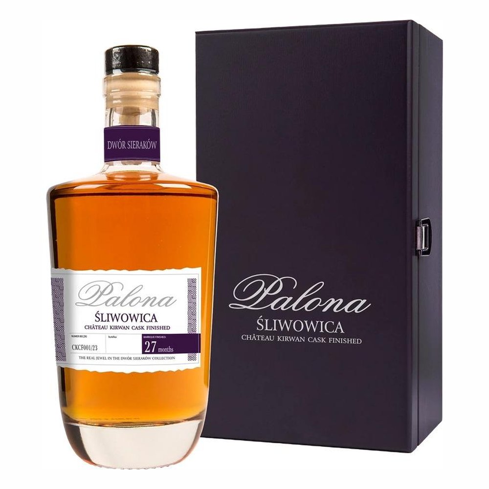 Wódka Palona Śliwowica W Drewnianej Skrzyni 52% 700 ml