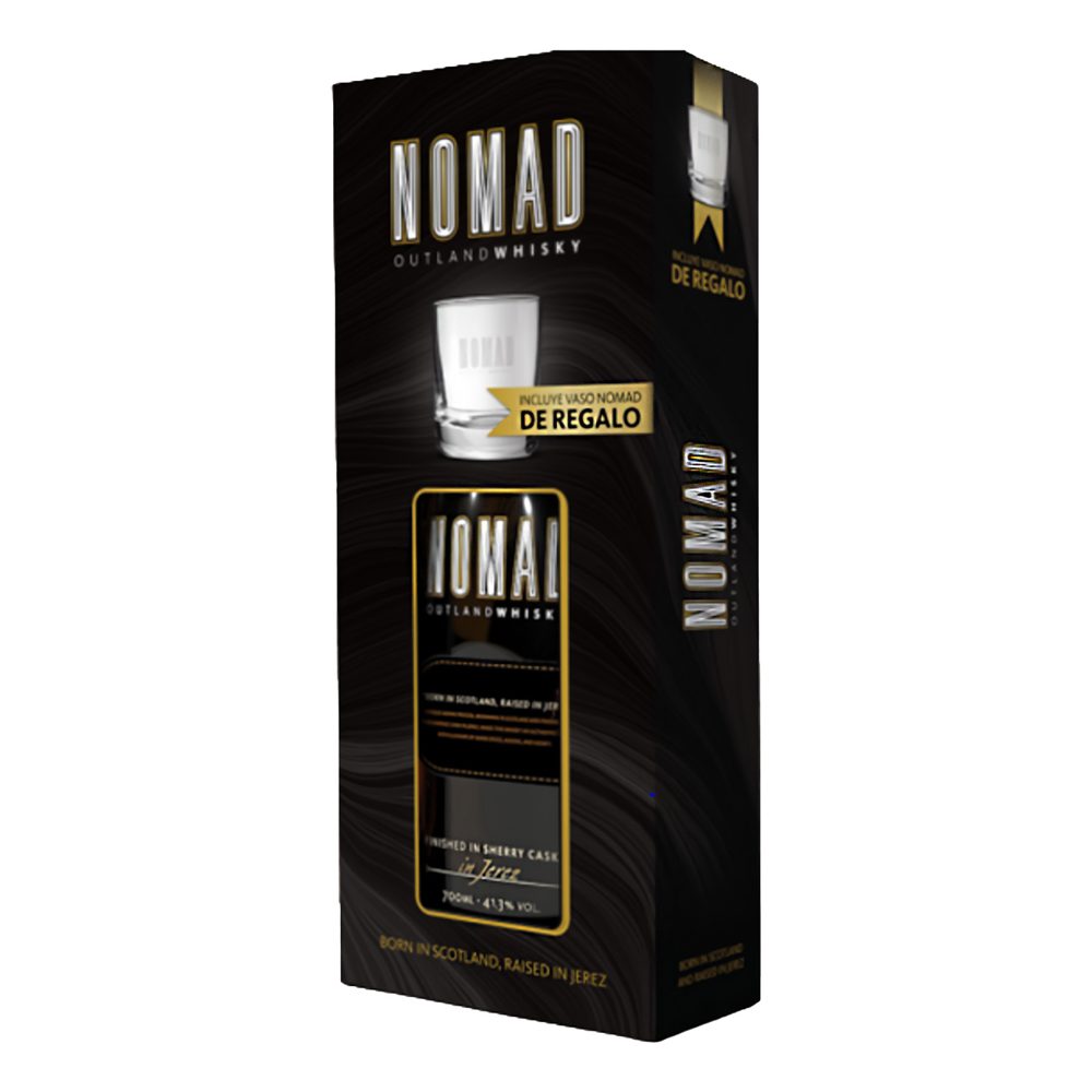 Nomad Outland Whisky w pudełku z kieliszkiem