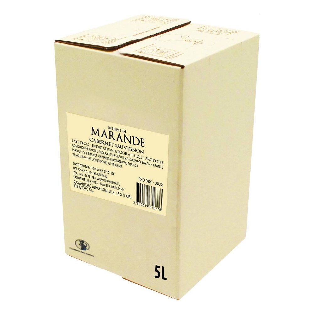 Réserve de Marande Cabernet Sauvignon BIB 5 L