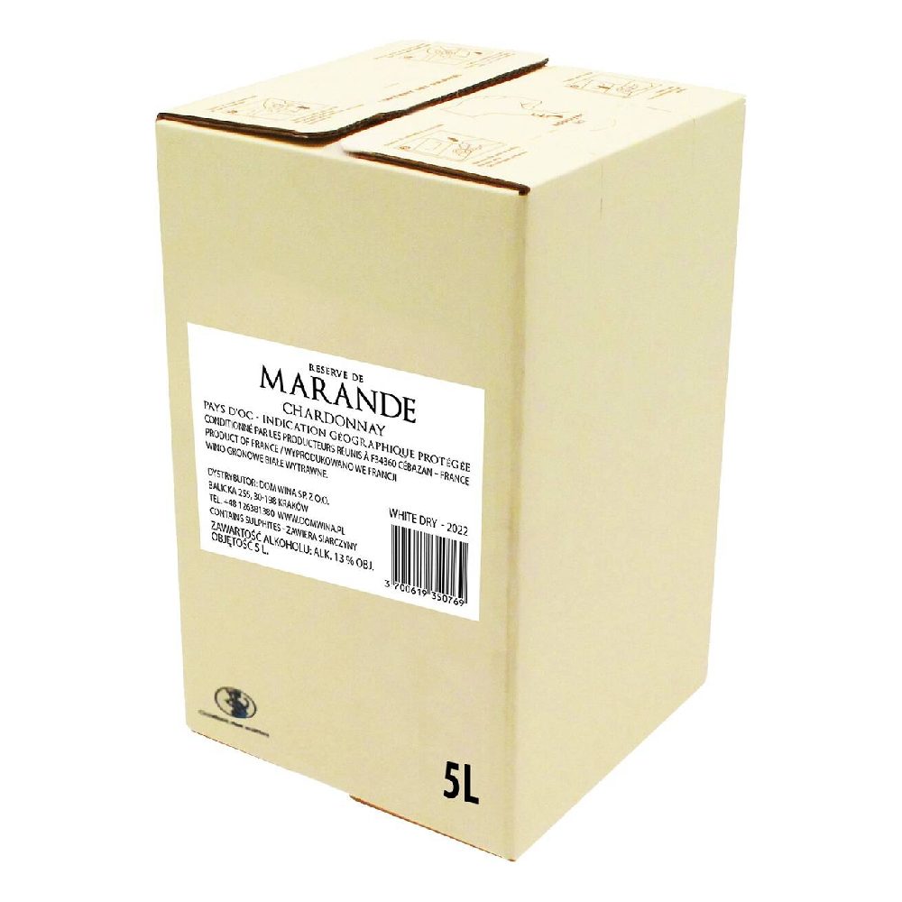 Réserve de Marande Chardonnay BIB 5 L