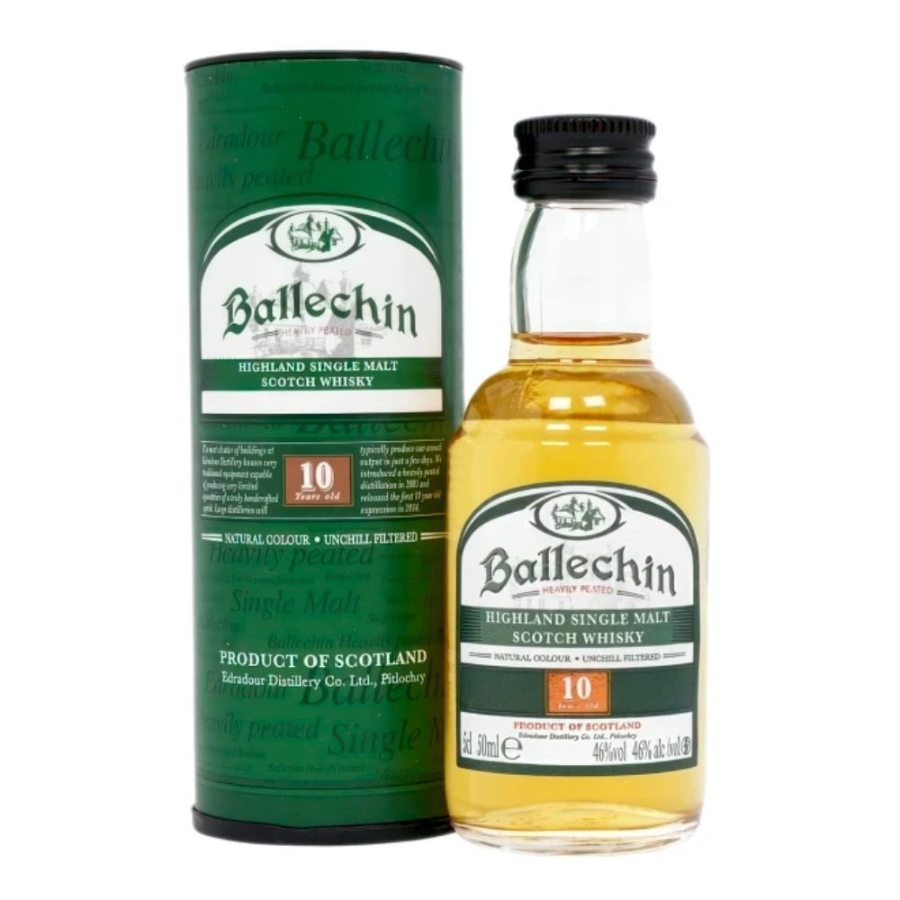 Ballechin 10 YO Highland Single Malt Scotch Whisky 0,05 l