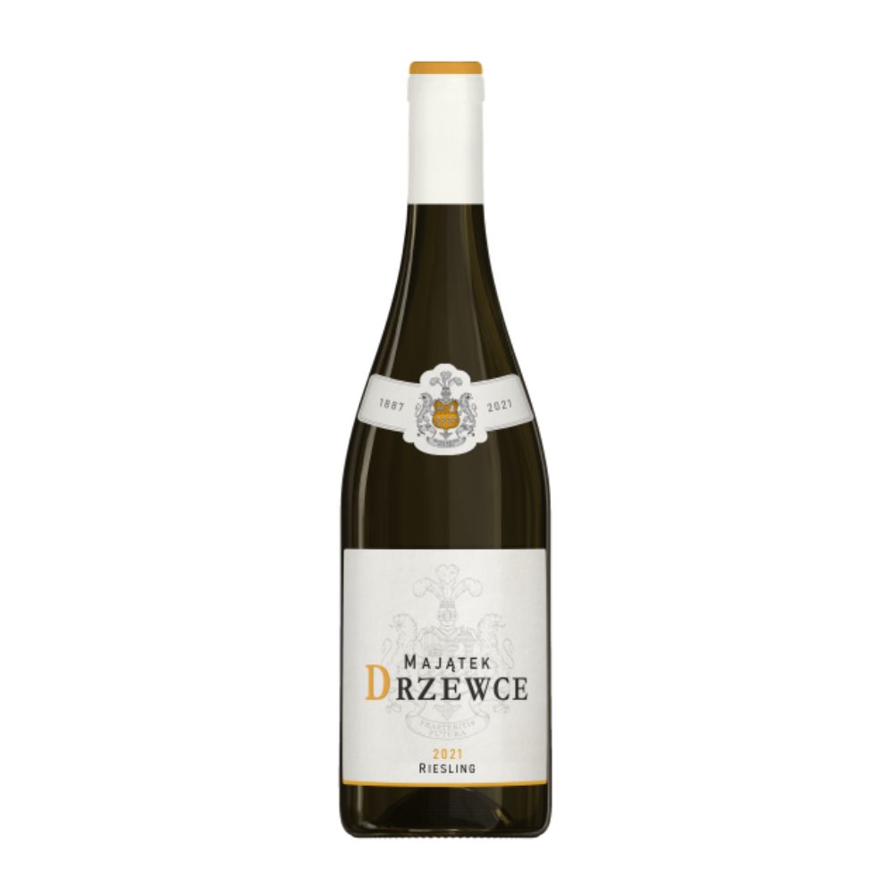 Wino Majątek Drzewce Riesling 11% białe półwytrawne 750 ml