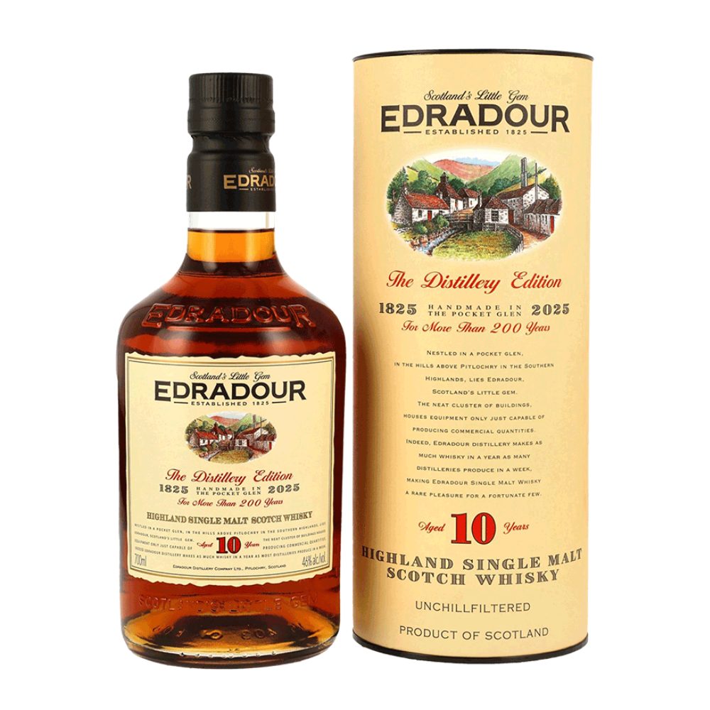 Edradour 10 YO Highland Single Malt Scotch Whisky